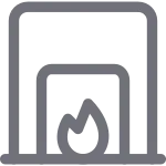 Fireplace SVG Icon